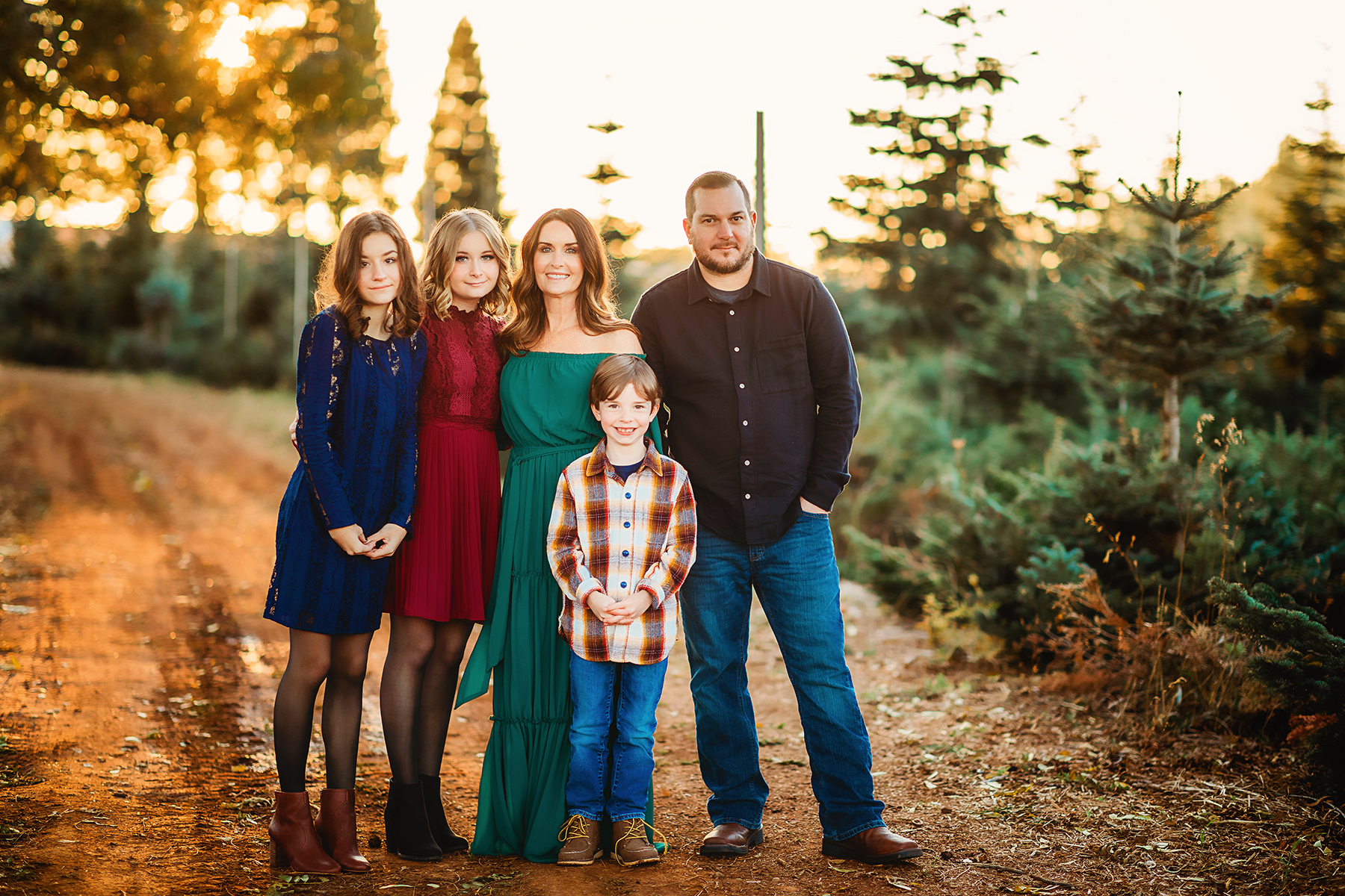 christmas tree farm family photos