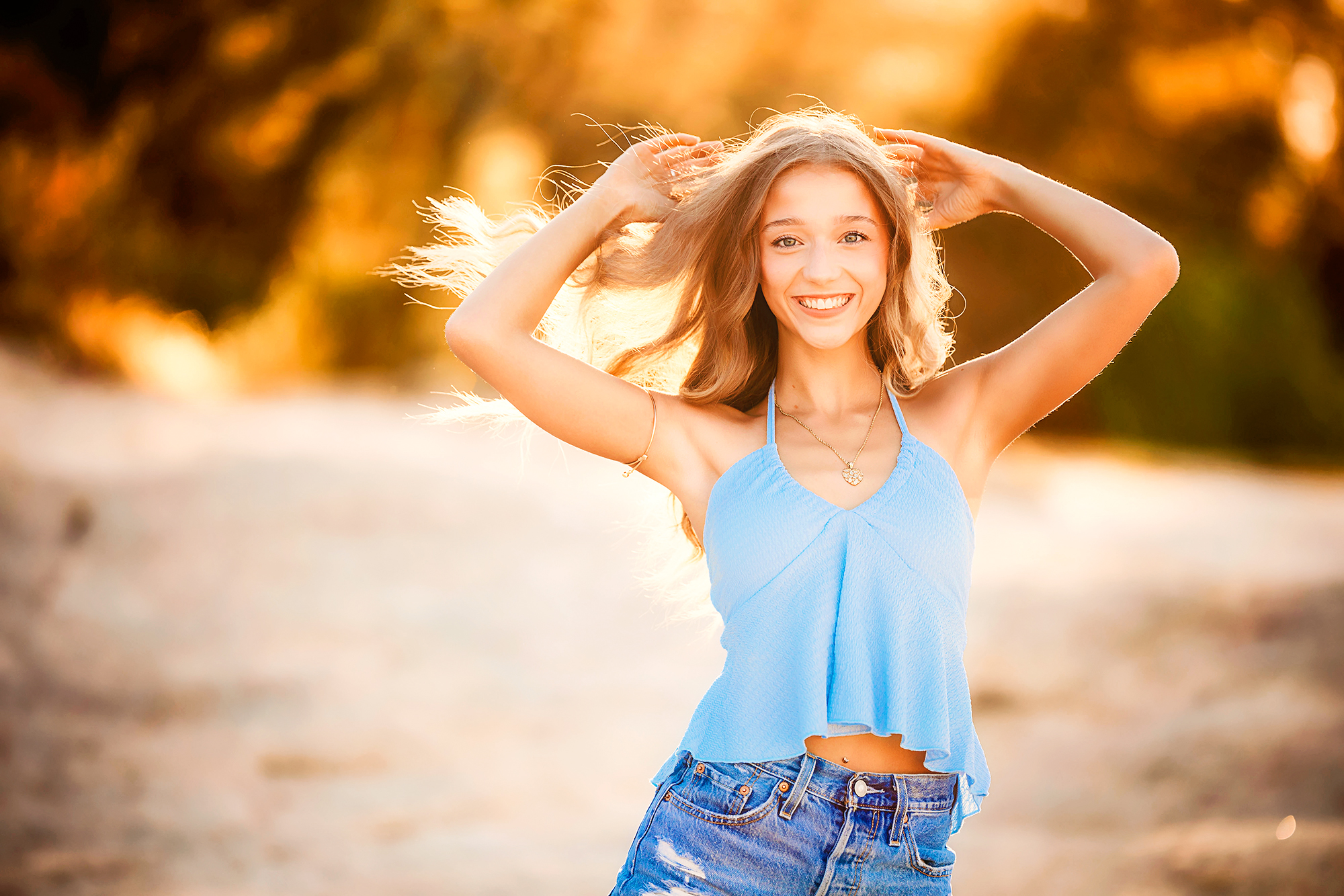 sunset photos on the beach seniors