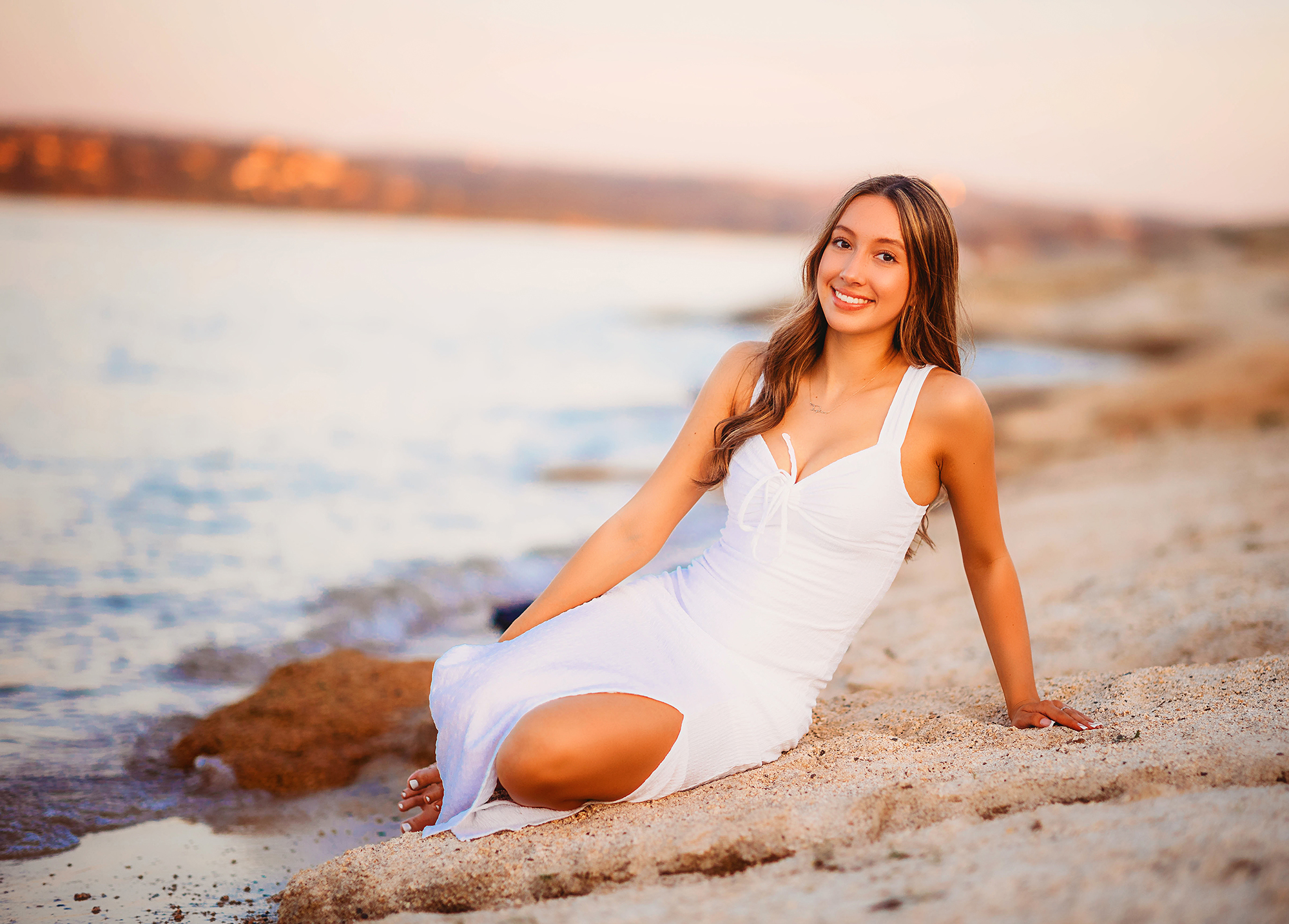 Outdoor Senior Photos at Folsom Lake