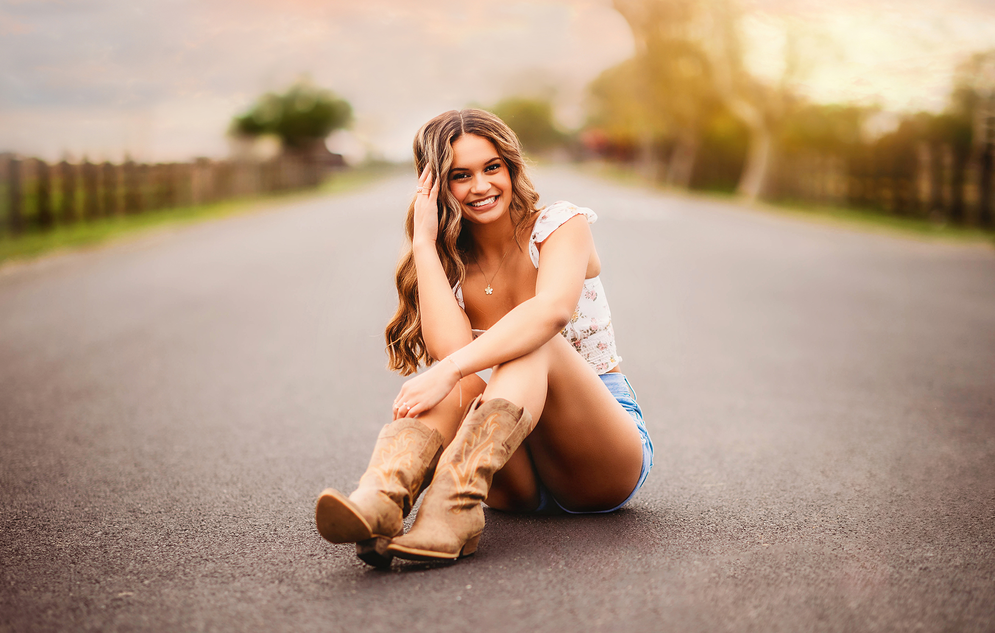 outdoor senior photos